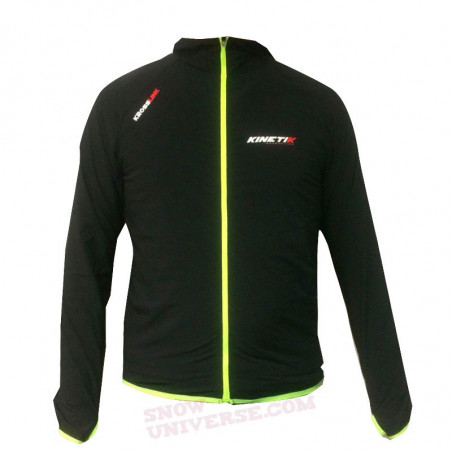 Veste Running KINETIK Homme Krosslink Jacket Noir/Jaune AH 2018