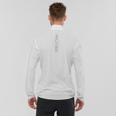 Veste Running SALOMON Homme SENSE JACKET M Blanc  PE 2020 2
