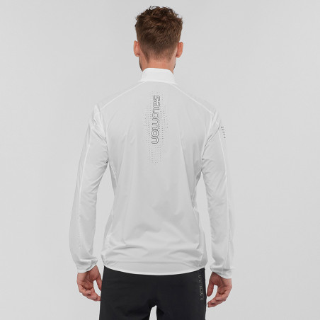 Veste Running SALOMON Homme SENSE JACKET M Blanc  PE 2020