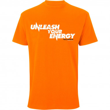 T-Shirt TECNIFIBRE Homme TS Squash Unleash Your Energy Orange IN20