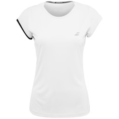 T-Shirt BABOLAT Femme Performance Cap Sleeve Blanc / Gris...