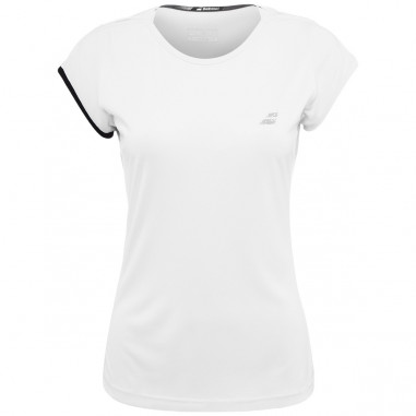 T-Shirt BABOLAT Femme Performance Cap Sleeve Blanc / Gris PE 2019
