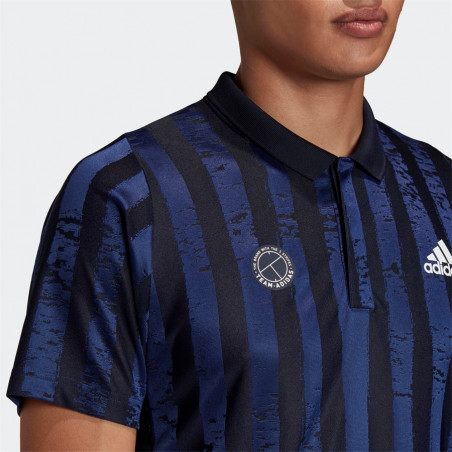 Polo ADIDAS Homme FREELIFT POLO Bleu AH 2021