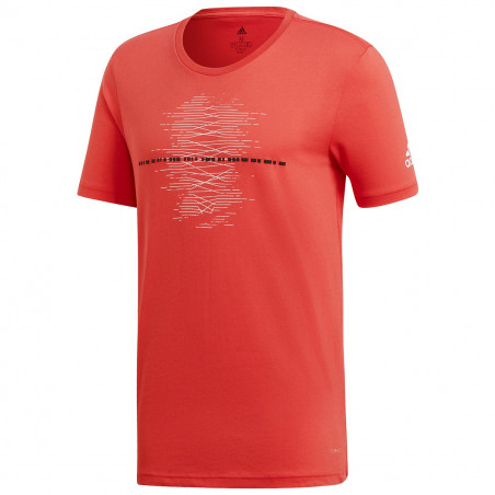 T-Shirt ADIDAS Homme MCODE GRAPH Tee Rouge PE 2019