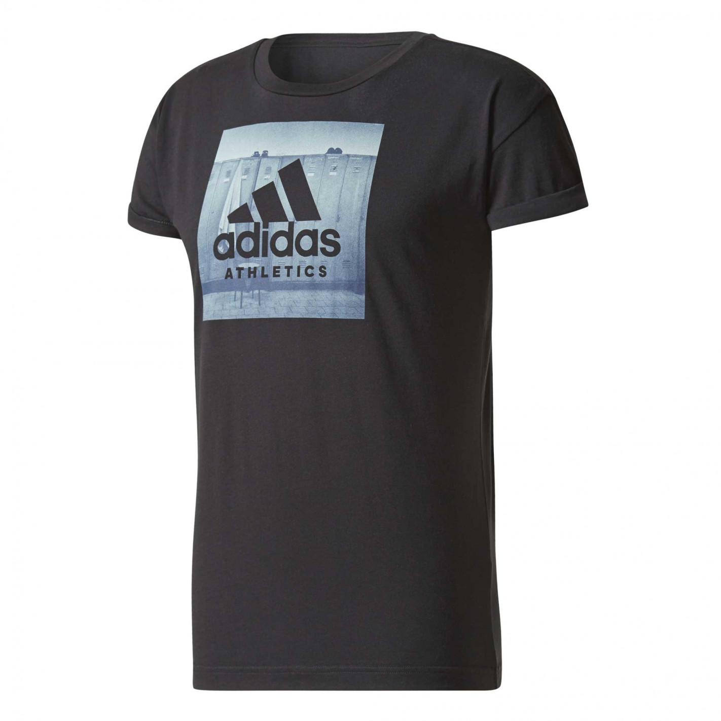 T Shirt ADIDAS Homme Category Athletics Noir AH 2017