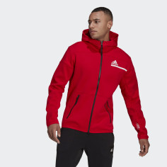 Veste à capuche zippée ADIDAS Homme ZNE FZ Rouge PE 2021 2