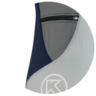 T-Shirt Running KINETIK Femme Fusion SS Zip WSC...