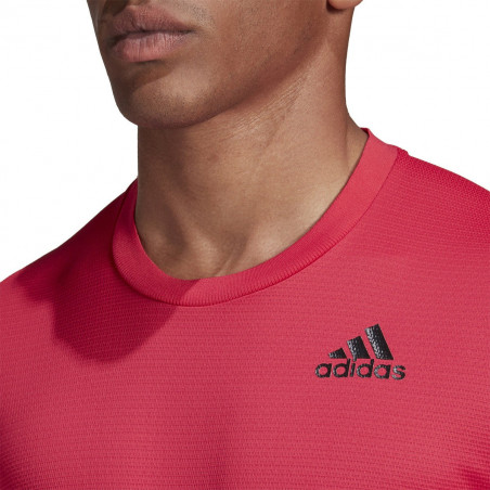 T-Shirt ADIDAS Homme FREELIFT Solid Thiem Fuschia AH 2020