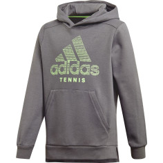 Sweat à capuche ADIDAS Junior Garçon K Club Hoodie Gris...
