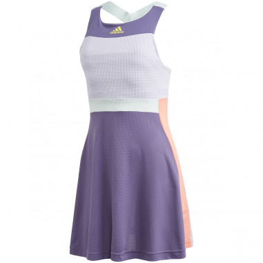 Robe ADIDAS Femme HEAT RDY Dress Open d'Australie Mauve / Ver / Orange PE 2020