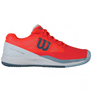 Chaussures WILSON Femme Rush Pro 3.0 Clay W Corail / Blanc
