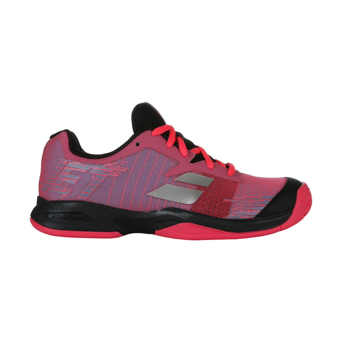 Chaussures BABOLAT Fille Jet All Court Junior Rose Noir PE 2019