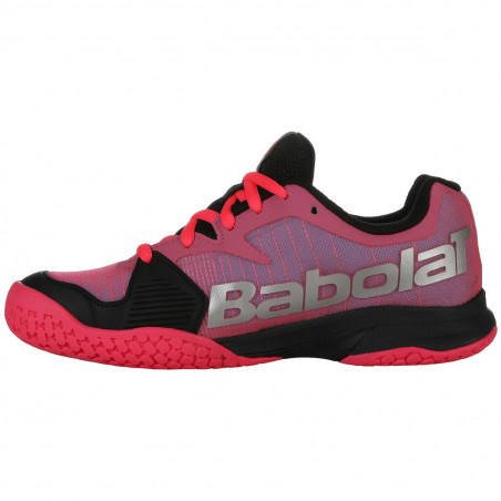 Chaussures BABOLAT Fille Jet All Court Junior Rose / Noir PE 2019