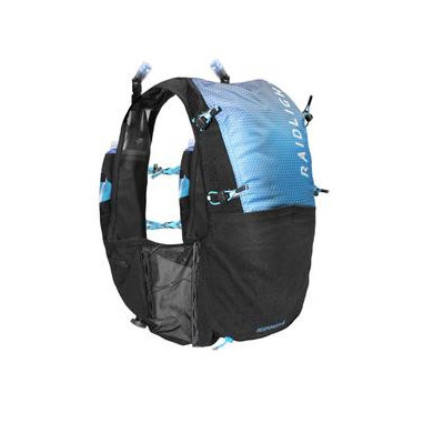 Sac à dos RAIDLIGHT RESPONSIV 6L (220g) + 2 flask 600 ml Noir /Bleu AH 2021