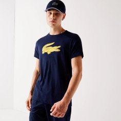 T-Shirt LACOSTE Homme SPORT Bleu / Jaune / Blanc AH 2021 2