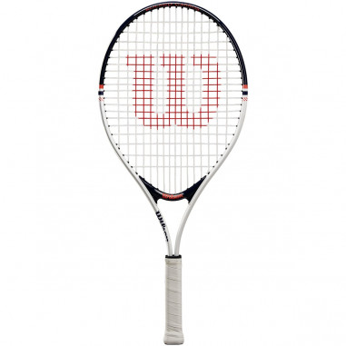 Raquette Junior WILSON ROLAND GARROS ELITE 19 Blanc / Marine 2021 