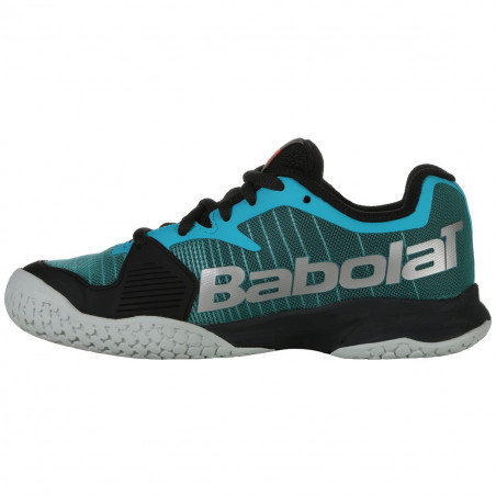 Chaussures BABOLAT Garçon Jet All Court Junior Bleu Foncé / Noir PE 2019