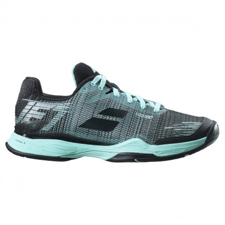 Chaussures BABOLAT Femme Jet Mach II AC Bleu / Turquoise AH 2019