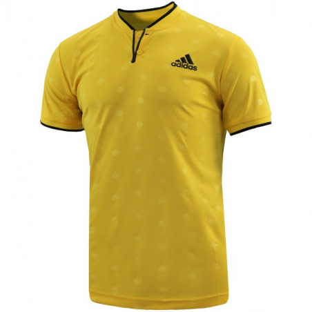 Polo ADIDAS Homme London Pouille US Open Series Jaune 