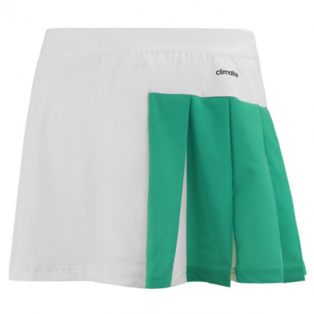 Jupe ADIDAS Femme avec shorty Roland Garros Blanc / Vert PE 2017