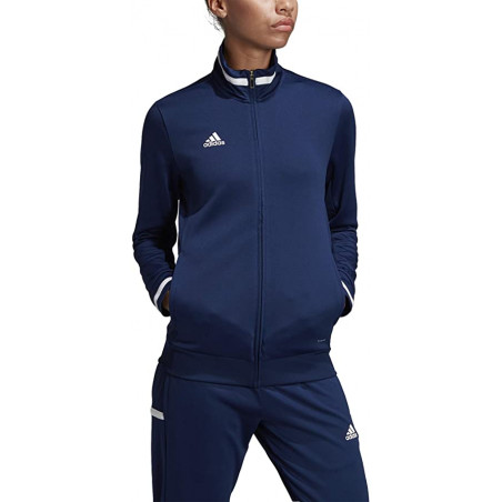 Veste ADIDAS Femme T19 TRK JKT W Bleu  / Blanc AH 2019