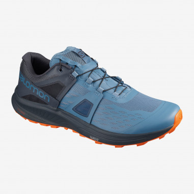 Chaussures Running SALOMON Homme Ultra Pro Bleu / Noir / Orange AH 2020