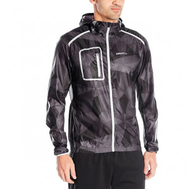 Veste Running CRAFT Homme Focus Hood Jacket Prune AH 2017