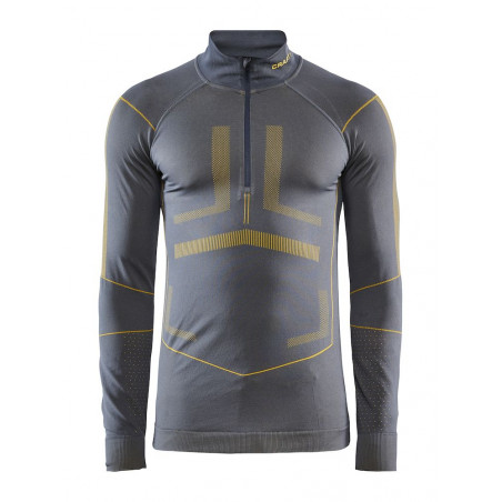 T-Shirt Manches Longues CRAFT Homme BE Active Intensity Zip Gris AH 2019