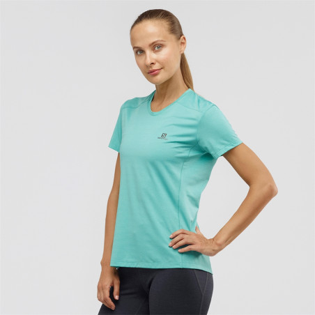 T-Shirt Running SALOMON Femme XA Tee W Vert PE 2020
