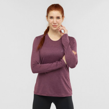 T-Shirt Running Manches Longues SALOMON Femme...