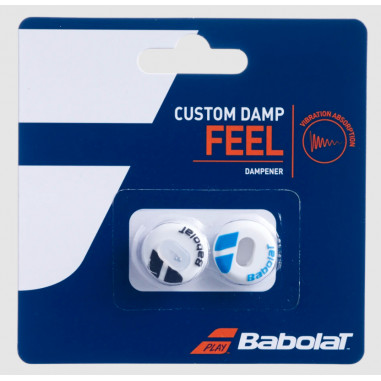 Antivibrateur BABOLAT CUSTOM DAMP Blanc / Bleu 