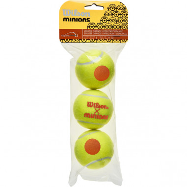 Sachet de 3 balles WILSON MINIONS STAGE 3 PE 2021