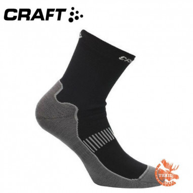 Chaussettes Running CRAFT Be Active Pack  Noir / Gris AH 2017