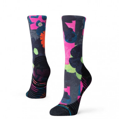 Chaussettes STANCE Femme RUN AwayWith Me Crew Noir / Multicolore PE 2020