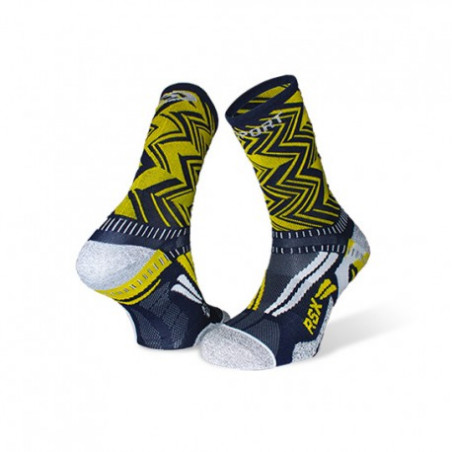 Chaussettes Running BV SPORT RSX Evo Collector Bleu / Jaune PE 2019