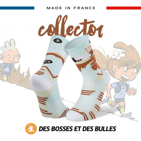 Chaussettes Running BV SPORT TRAIL ULTRA COLLECTOR DBDB Bleu / Marron 2021