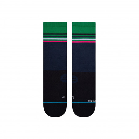 Chaussettes STANCE Homme REBUILD Bleu / Vert/ Noir  AH 2021
