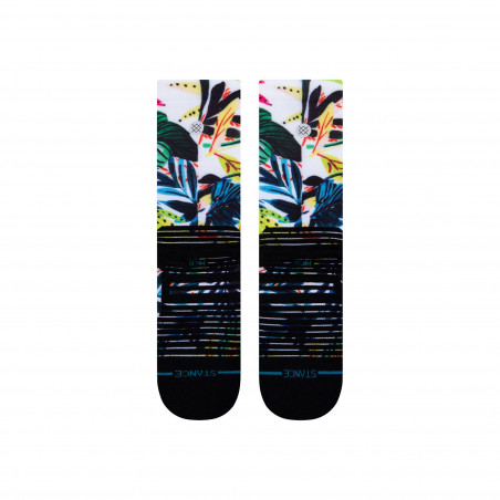Chaussettes STANCE Femme ISLAND INTERVAL CREW Blanc / Bleu AH 2021