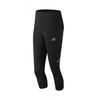 Collant Running NEW BALANCE Femme Accelerate Capri Noir AH 2018