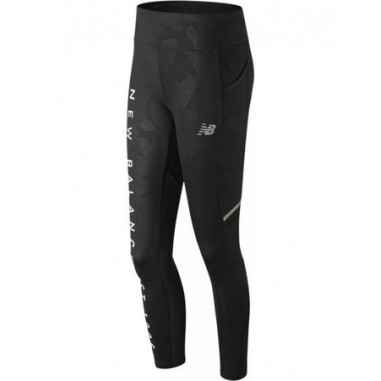 Collant Running NEW BALANCE Femme Premium Printed Tight Noir AH 2019