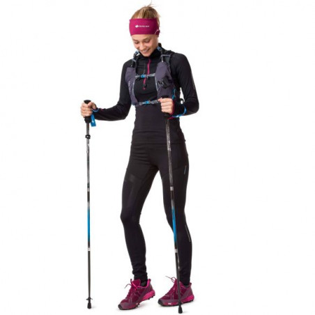 Collant Running RAIDLIGHT Femme Wintertrail Tight Noir AH 2019
