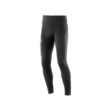 Collant Running SALOMON Homme AGILE Long Tight M Noir AH 2018