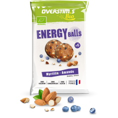 Energy Balls BIO OVERSTIM Sachet de 6 boules Myrtille -...