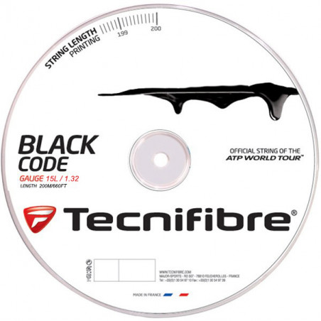 Bobine TECNIFIBRE Black Code 1.32mm (200m)