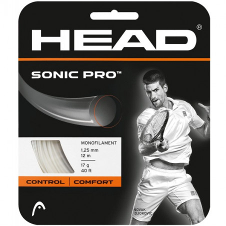Cordage HEAD Sonic Pro 1.25mm 17 Blanc (12 m)