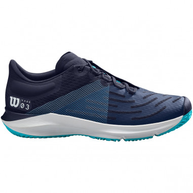 Chaussures WILSON Homme Kaos 3.0 Bleu / Turquoise / Blanc PE 2020