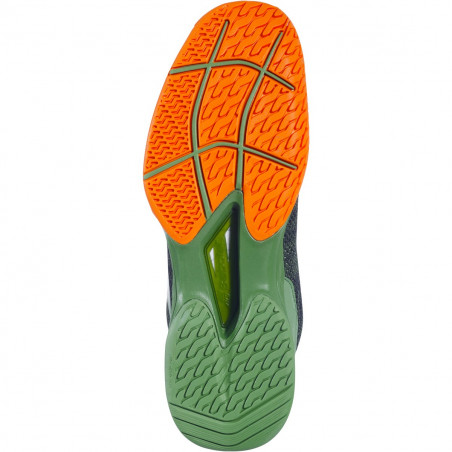 Chaussures BABOLAT Homme Jet Tere All Court Kaki / Orange AH 2020