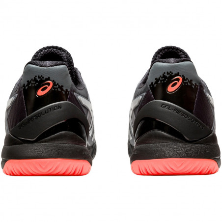 Chaussures ASICS Homme Gel-Resolution 8 L.E. Noir / Rouge Sunsrise AH 2020