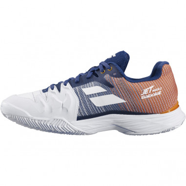 Chaussures BABOLAT Homme Jet Match II Clay Blanc Foncé / Rouge PE 2020