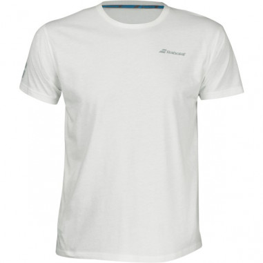 T-Shirt BABOLAT Homme Core Flag Club Tee Men Blanc PE 2018